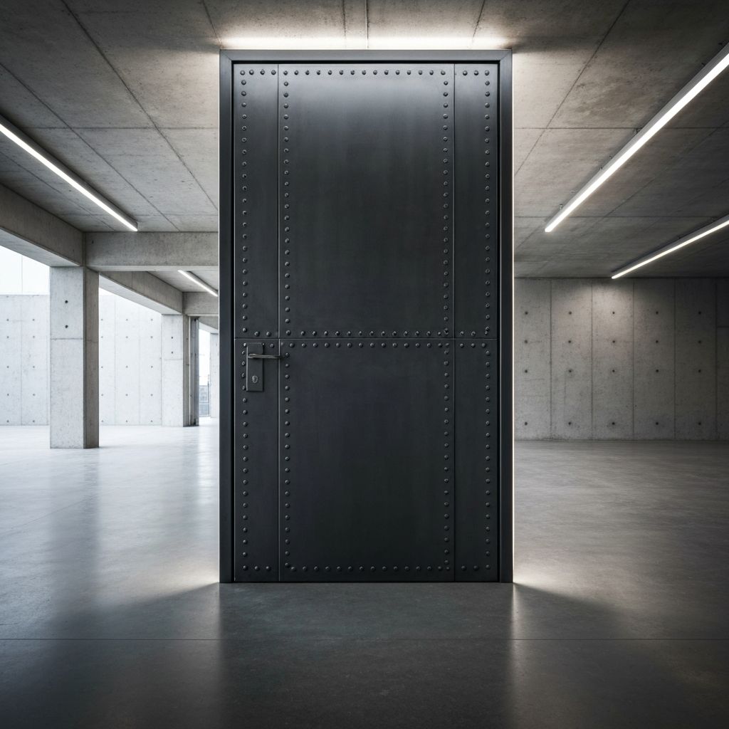 Puerta Industrial Moderna